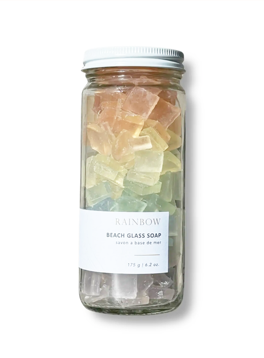 Rainbow Beach Glass Soap