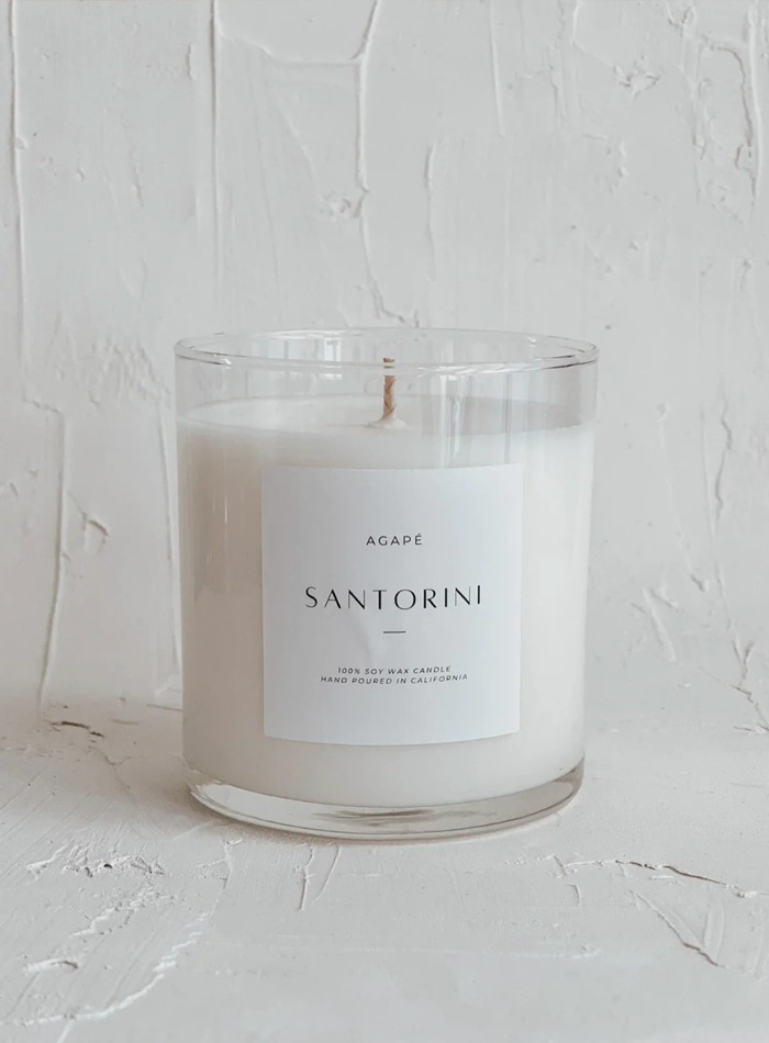 Santorini Single Wick Candle