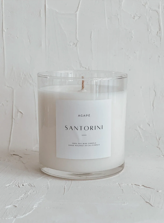 Santorini Single Wick Candle