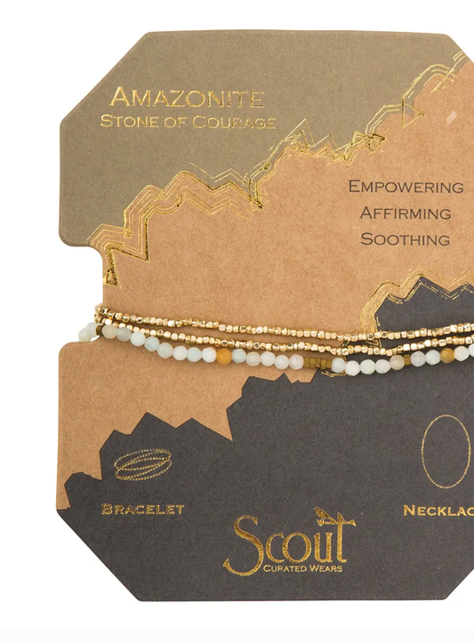 Stone of Courage Wrap Bracelet