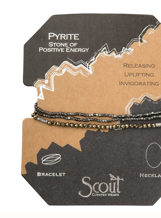 Stone of Positive Energy Wrap Bracelet