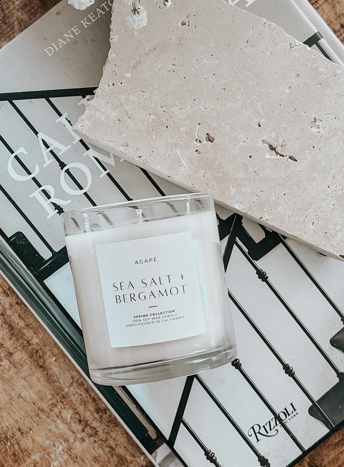 Sea Salt Bergamot Single Wick Candle