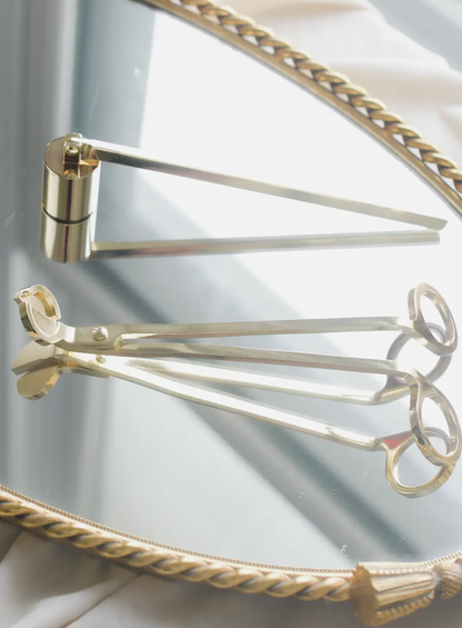 Gold Candle Snuffer