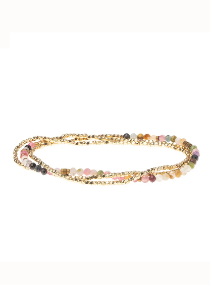 Stone of Healing Wrap Bracelet (Gold)