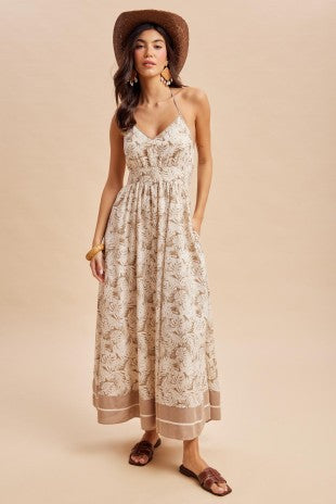 Linen Resort Maxi Dress