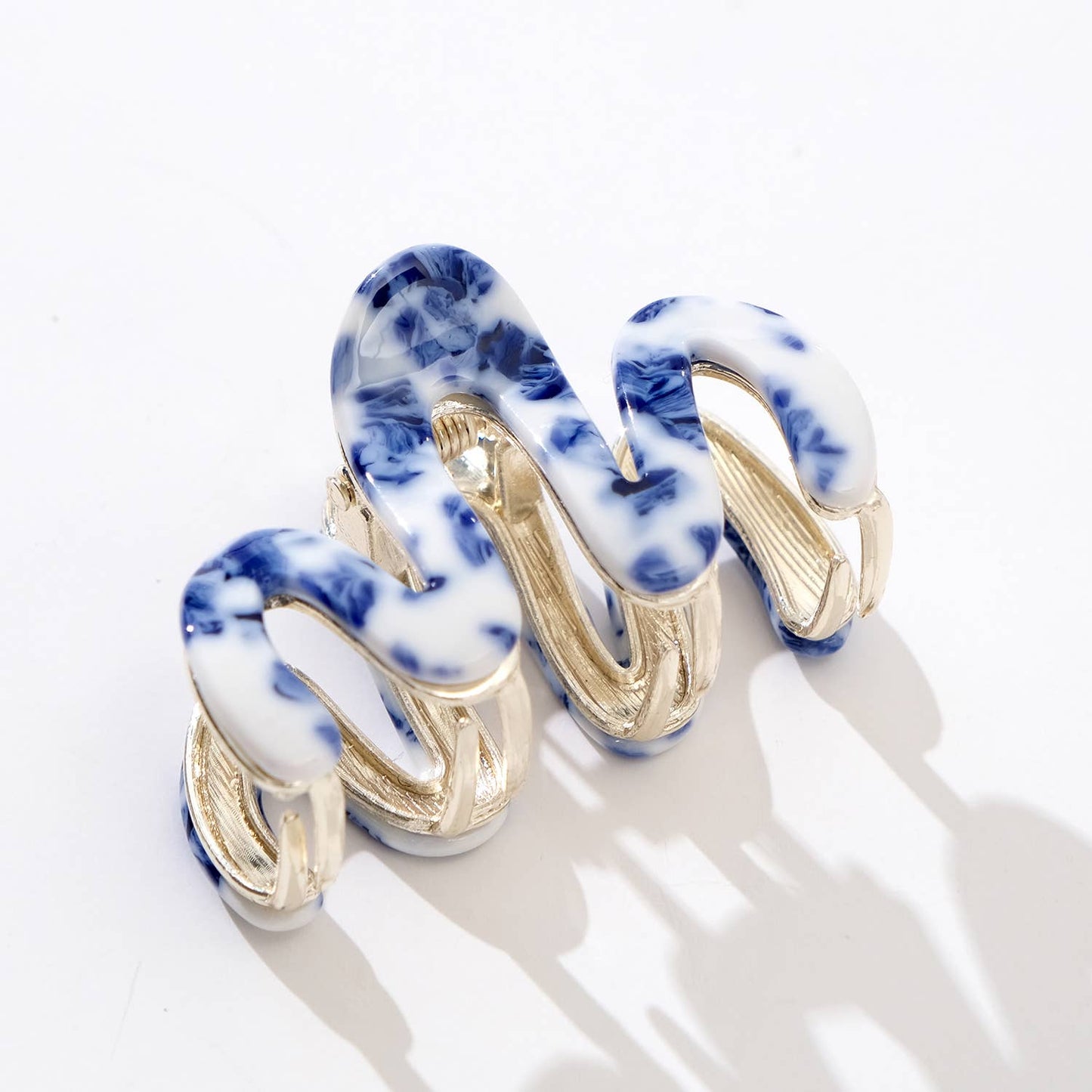 Mini - Metal Squiggle Claw Clip