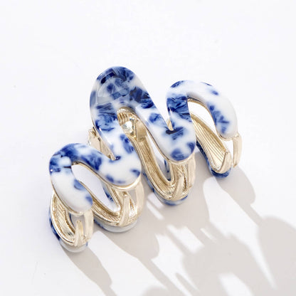Mini - Metal Squiggle Claw Clip