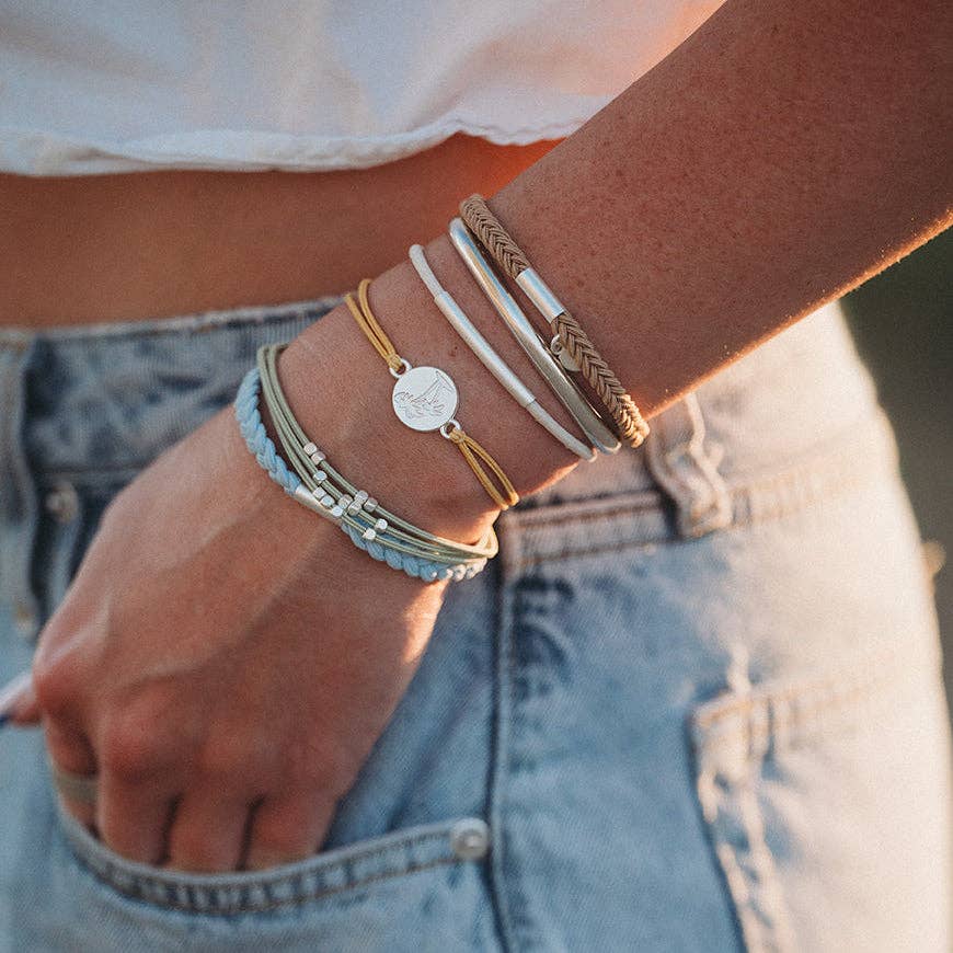 "Grow" Hair Tie Bracelets
