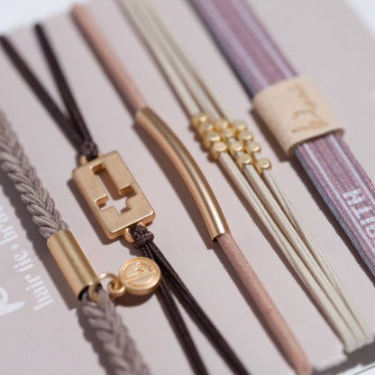 "Faith" Hair Tie Bracelets