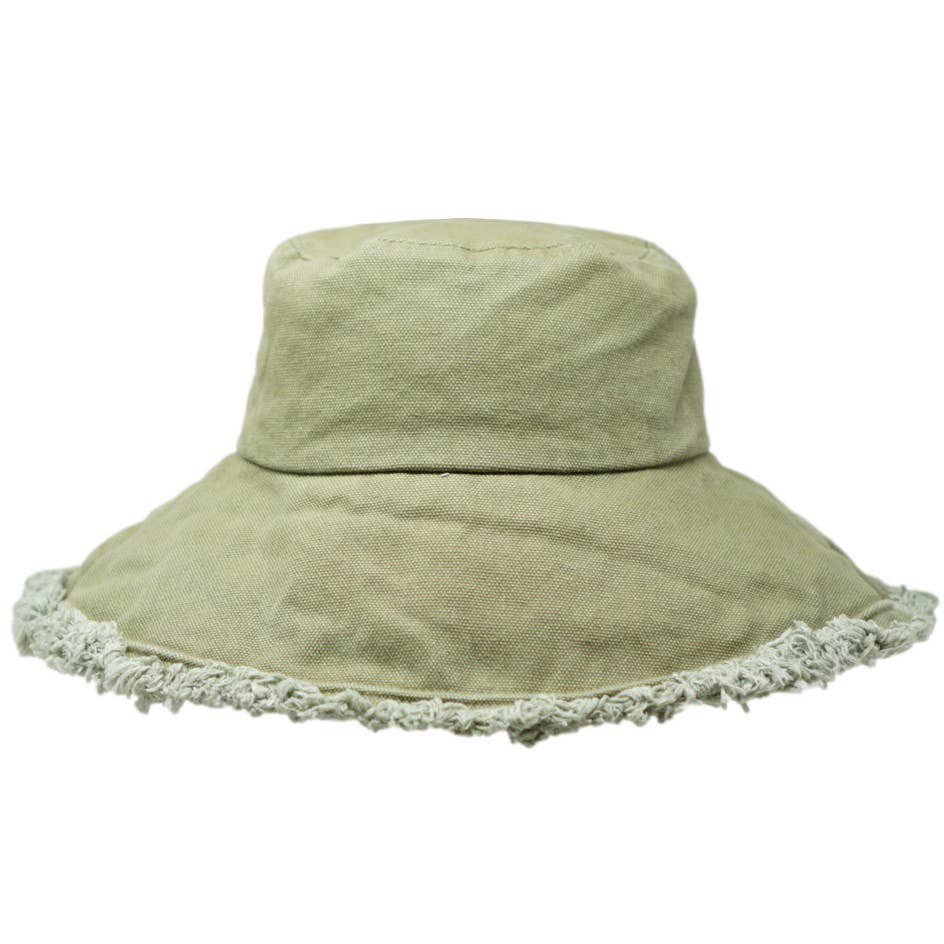 Sage Cotton Twill Bucket Hat