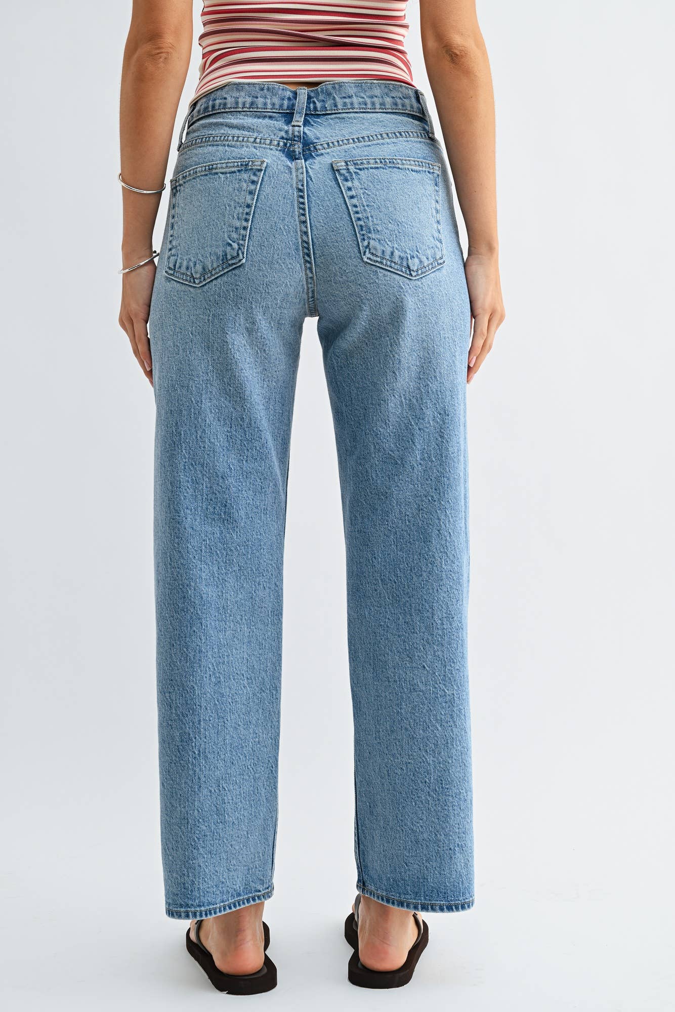 Medium Wash Classic Straight Leg