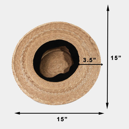 Khaki Palm Leaf Hat
