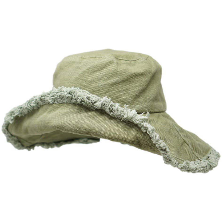Sage Cotton Twill Bucket Hat