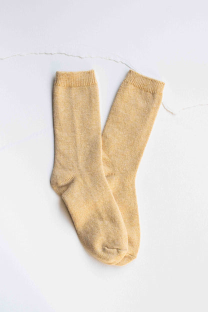Bright Wool Cashmere Blend Socks