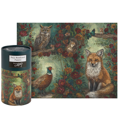 Fall Woodland 500 Piece Puzzle