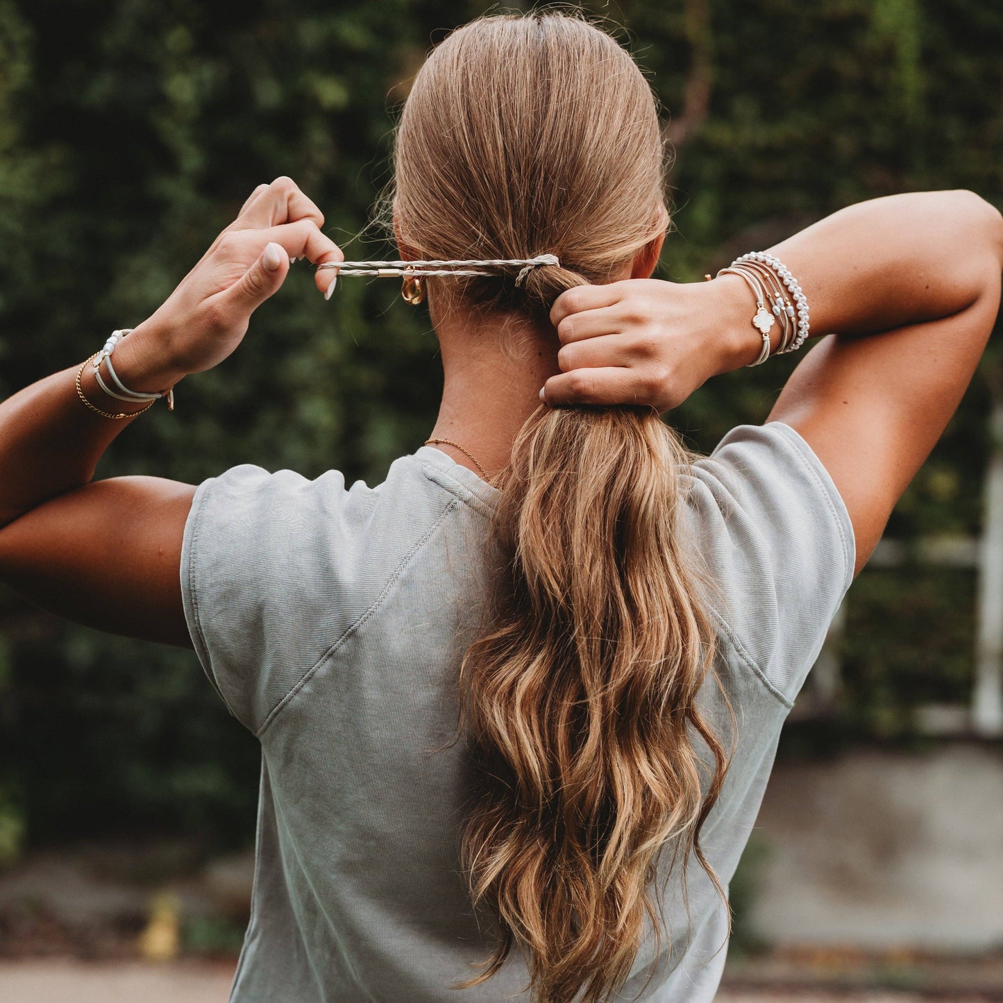"Glimmer" Hair Tie Bracelets