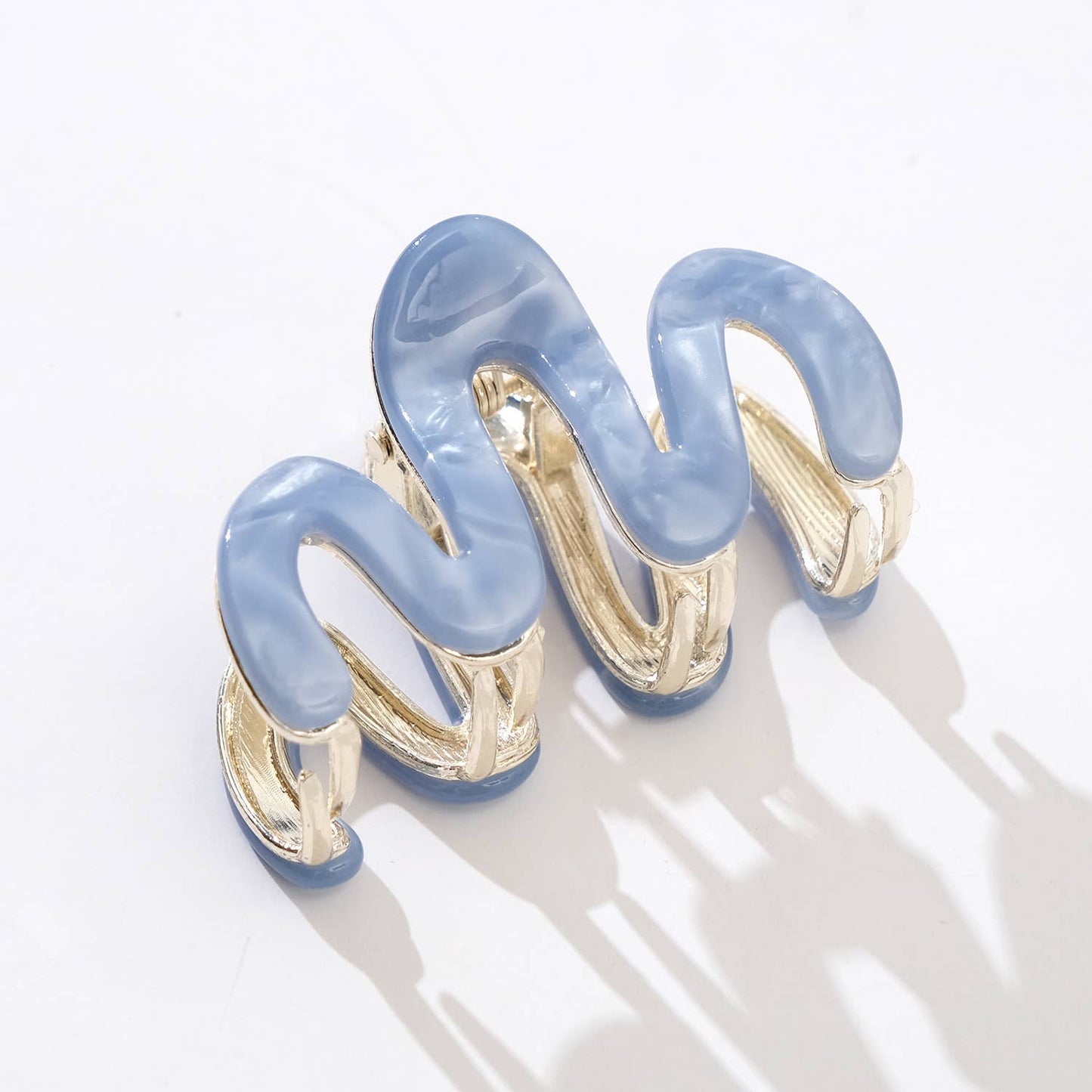 Mini - Metal Squiggle Claw Clip