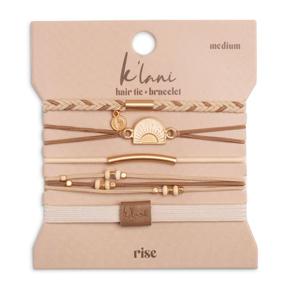 "Rise" Hair Tie Bracelets