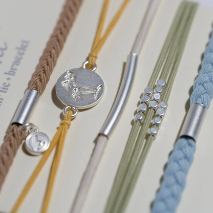 "Grow" Hair Tie Bracelets